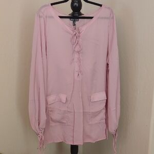 DOLLSKILL CURRENT MOOD SWEET CHARMS MINI DRESS 1XL BABY PINK